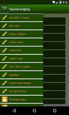 Tajwid Lengkap Qt-Media android App screenshot 3